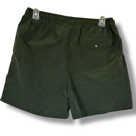 Cabela’s Women’s Green Nylon Pull On Shorts Outdoor  Small Green High Waisted - Picture 2 of 8